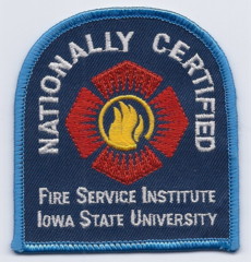 IOWA Fire Service Institute Iowa State University
This patch is for trade
