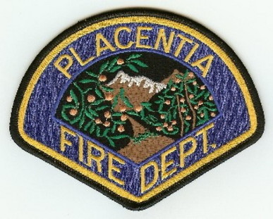 Placentia (CA)
Defunct 1975-2020 - Became part of orange County Fire Authority
