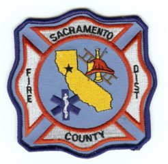 CALIFORNIA Sacramento County
Defunct - Now part of Sacramento Metro Fire District - This patch is for trade
