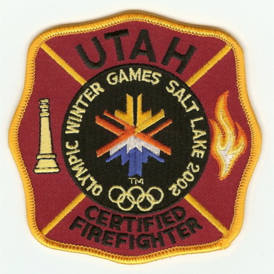 Salt Lake City 2002 Olympics Certified Firefighter (UT)
