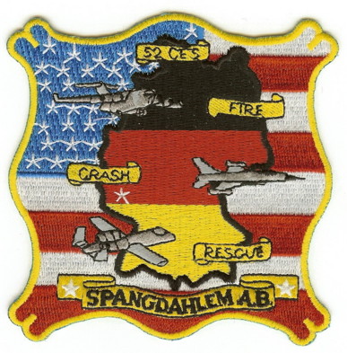 GERMANY Spangdahlem USAF Base 52 CES
