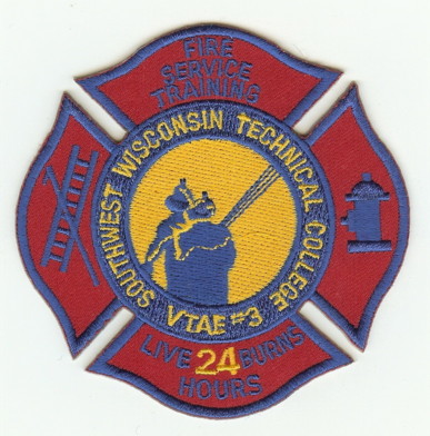 WISCONSIN Southwest Wisconsin Techincal College Fire Training
This patch is for trade
