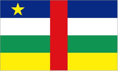 CENTRAL AFRICAN REPUBLIC * FLAG
