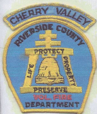 Z - Wanted - Riverside County Station 22 - Cherry Valley - CA
