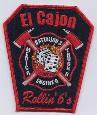 CALIFORNIA El Cajon E-6
This patch is for trade
