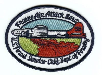 CALIFORNIA Fresno Air Attack Base CDF-USFS
This patch is for trade
