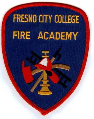 CALIFORNIA Fresno City College Fire Academy
This patch is for trade
