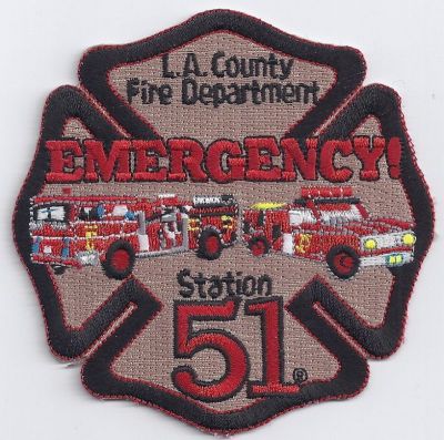 CALIFORNIA Los Angeles County E-51
This patch is for trade
