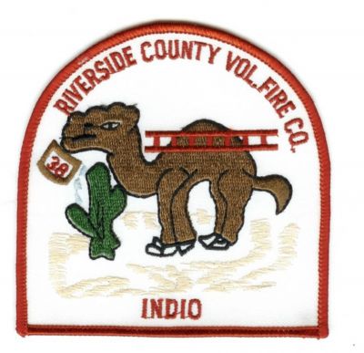 CALIFORNIA Riverside County Station 38 Indio
This patch is for trade
