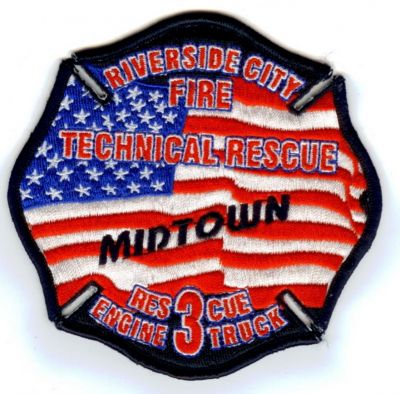 CALIFORNIA Riverside Technical Rescue E-3 T-3 R-3
This patch is for trade
