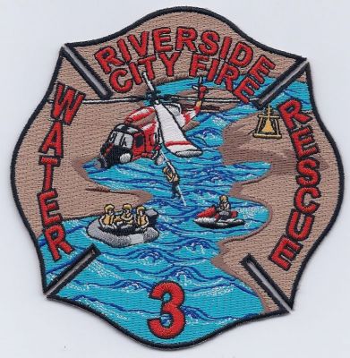 CALIFORNIA Riverside Water Rescue 3
This patch is for trade
