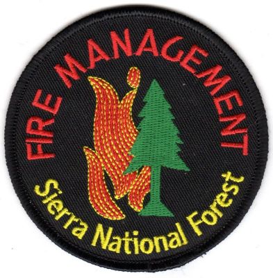 CALIFORNIA Sierra National Forest Fire Management
This patch is for trade

