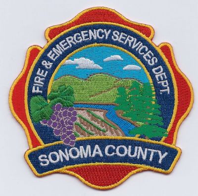 CALIFORNIA Sonoma County
This patch is for trade
