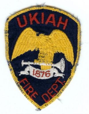 CALIFORNIA Ukiah
This patch is for trade - Older Version - Used
