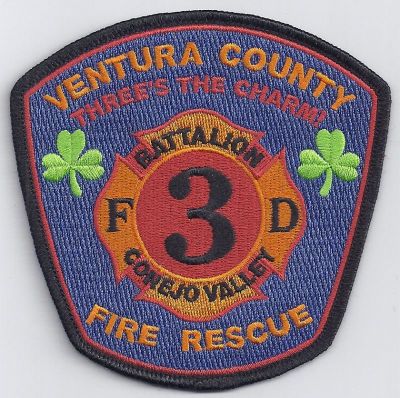 CALIFORNIA Ventura County Battalion 3
This patch is for trade
