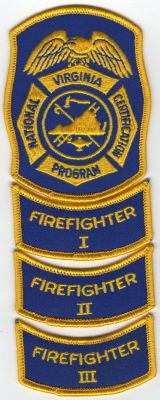 Commonwealth of Virginia National Certification Program Firefighter 1-2-3 (VA)
