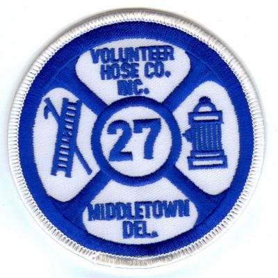 DELAWARE Middletown Vol. Hose Company 27
This patch is for trade
