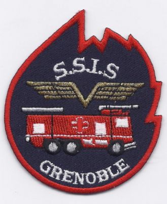 FRANCE Grenoble Airport Service Sauvetage Incendie Secours
