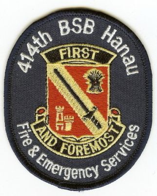 GERMANY Hanau US Army 414th BSB Base
