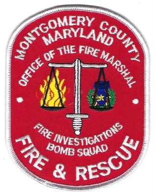 Montgomery County Fire Marshal Fire Investigations Bomb Squad (MD)
