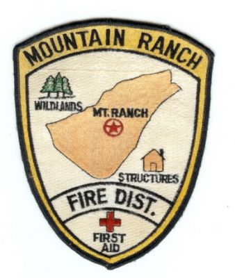 Mountain Ranch (CA)
Defunct 1999 - Now part of Central Calaveras FPD
