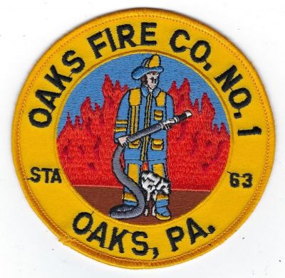 Oaks Fire Company 1 Station 63 (PA)
Defunct - Now part of Black Rock FC - Older Version with Dog
