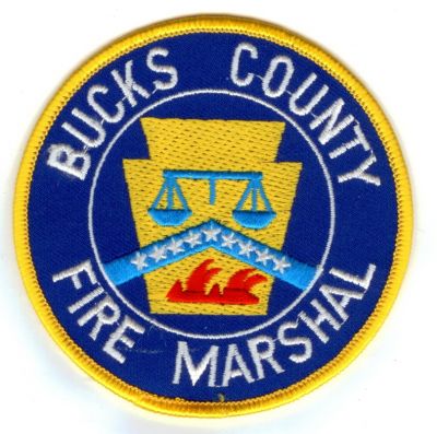 PENNSYLVANIA Bucks County Fire Marshal
This patch is for trade

