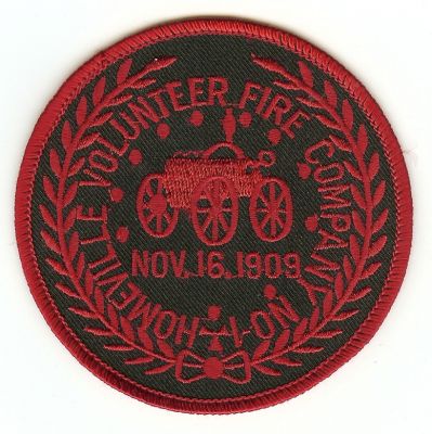 PENNSYLVANIA Homeville Fire Company #1
This patch is for trade
