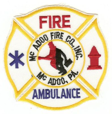 PENNSYLVANIA Mc Adoo Fire Ambulance
This patch is for trade
