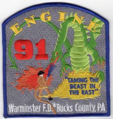 PENNSYLVANIA Warminster E-91
This patch is for trade
