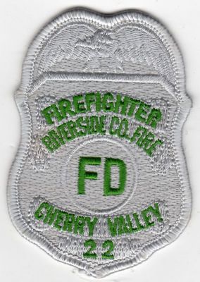 Riverside County Station 22 Cherry Valley Firefighter (CA)
