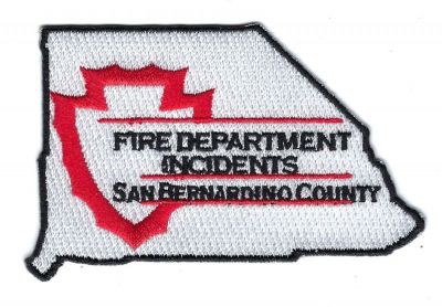 San Bernardino County Fire Department Incidents (CA)
