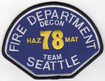 Seattle Haz Mat Decon Team 78 (WA)
