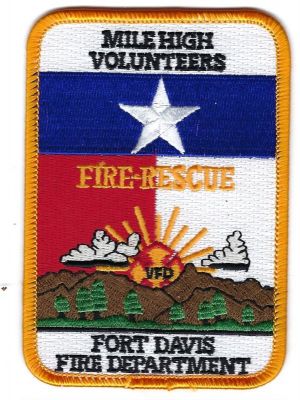 TEXAS Fort Davis
This patch is for trade
