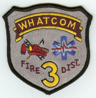 WASHINGTON Whatcom County Fire District 3
This patch is for trade
