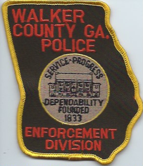 walker county sheriff - enforcement division ( GA ) 
RARE PATCH FROM A DEFUNCT COUNTY UNIT
