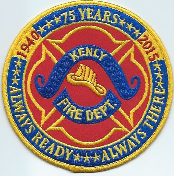 kenly fire dept - 75 th anniv. - johnston & wilson counties ( NC )
