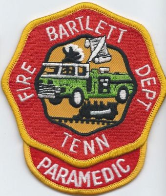 'bartlett fire dept - paramedic - shelby county ( TN ) CURRENT
