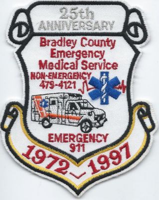 bradley county EMS - 25th anniv. 1997 - ( TN )
