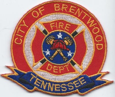 brentwood fd - hat patch ( TN )
