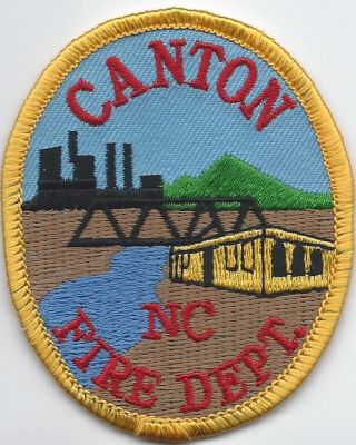 canton fire dept - hat patch - haywood county ( NC )
