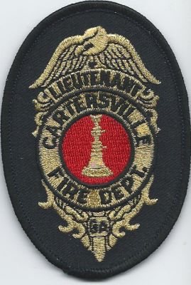 cartersville fd lieutenant - hat patch ( GA )
