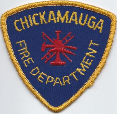 chickamauga fire dept - walker county ( GA ) 
this patch dates back to the 1970's
