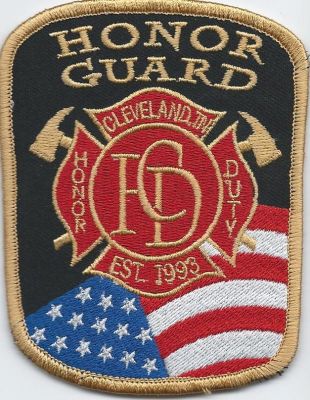 cleveland fire dept - honor guard - bradley county ( TN )
