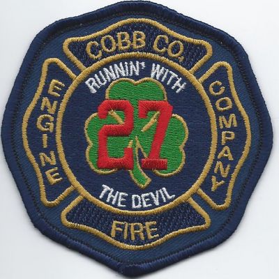 cobb county fire dept - engine 27 - mableton ( GA ) V-1
