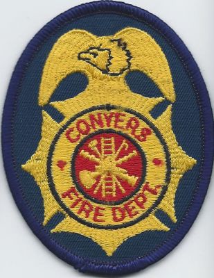 conyers fd  hat patch - rockdale county ( GA ) 
