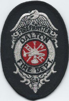 dalton firefighter - hat patch - ( GA )
