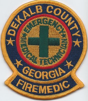 dekalb county fd EMT - FIREMEDIC ( GA ) V-1
