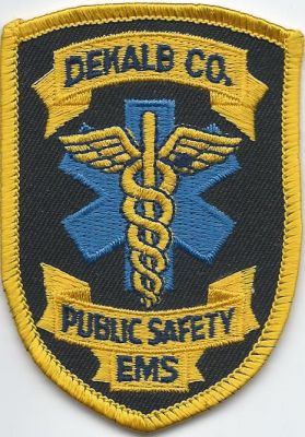 dekalb county EMS - hat patch ( GA )
