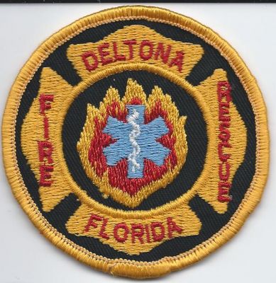 deltona fire & rescue - hat patch - volusia county ( FL )
